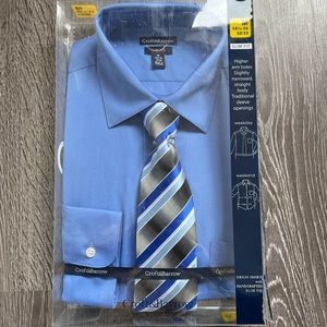 Mens dress shirt, Medium. Neck 15.5-16. Slim fit, 32/33